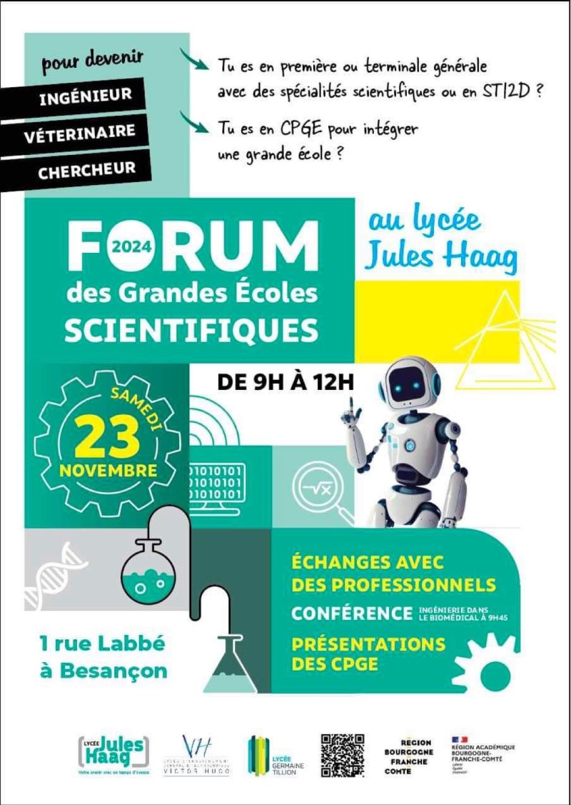 Forum 2024 des Grandes Écoles Scientifiques 🔬